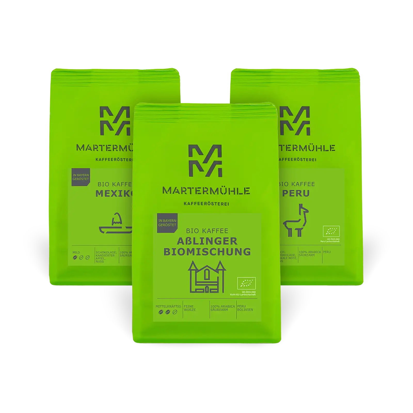 Bio Kaffee Trio | 3x1kg | Aktion