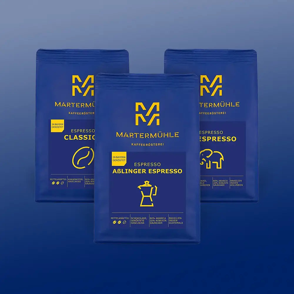 Martermühle Aktionspaket auf blauem Hintergrund.