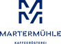 Blaues Martermühle Logo ohne Hintergrund.