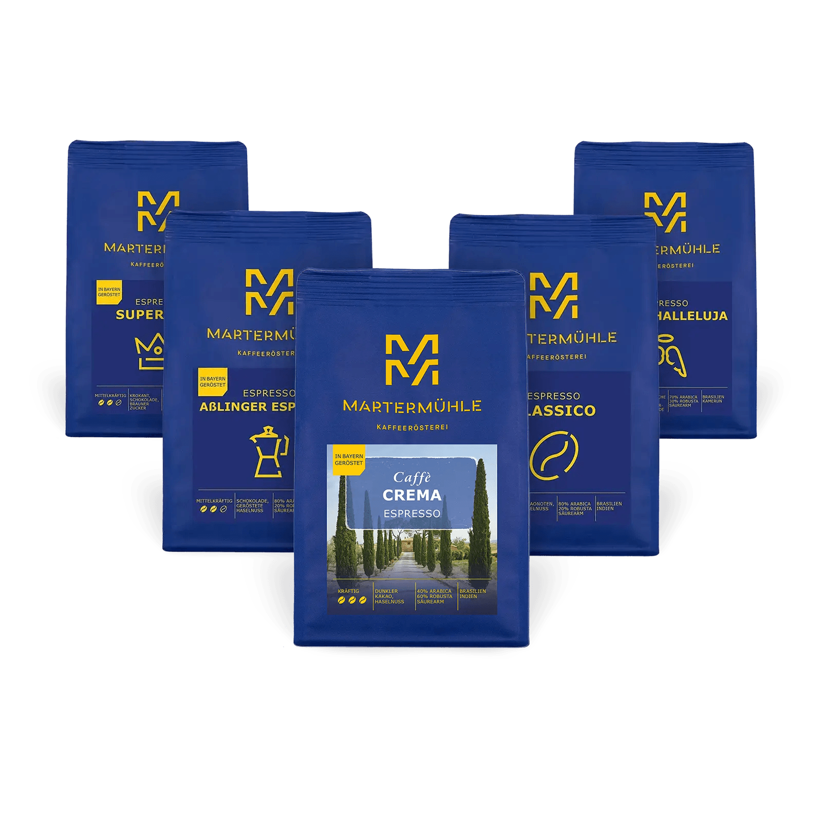 Best-of Martermühle Espresso - 5x250g - Martermühle