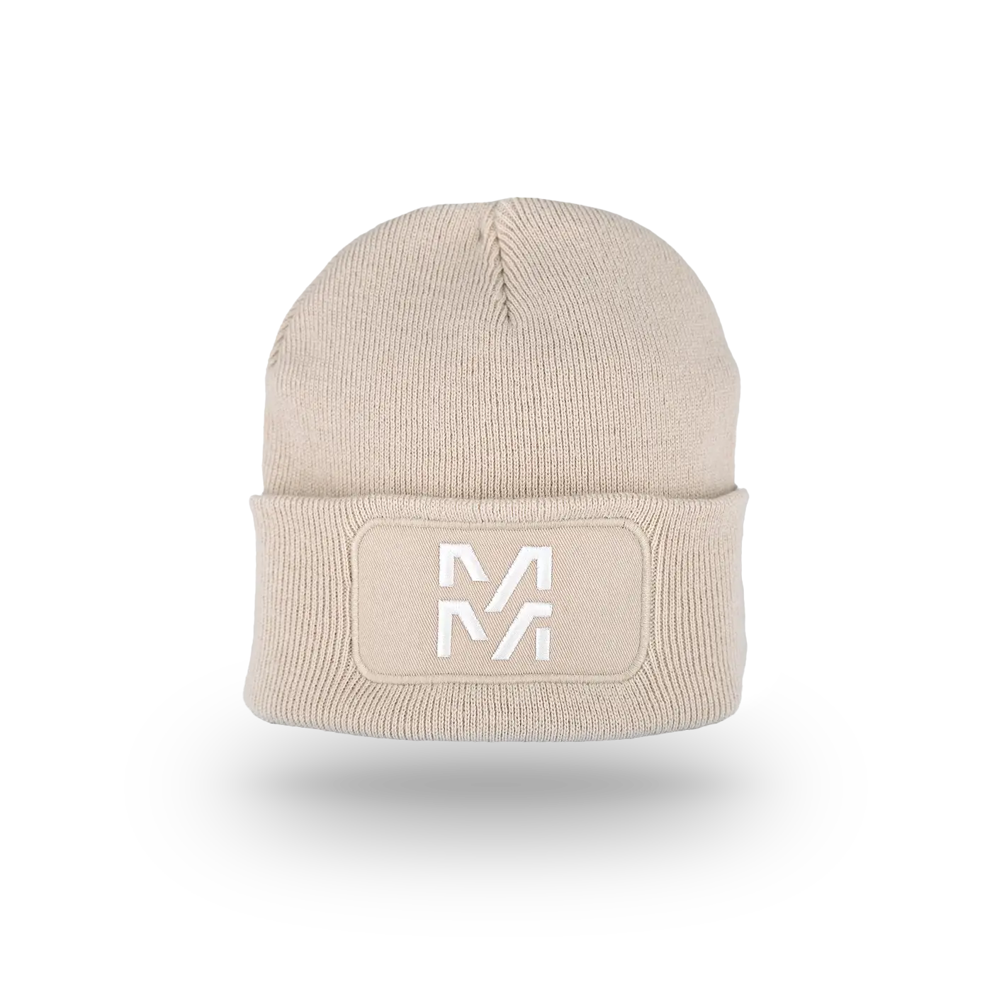 Beige Martermühle Mütze ohne Hintergrund.