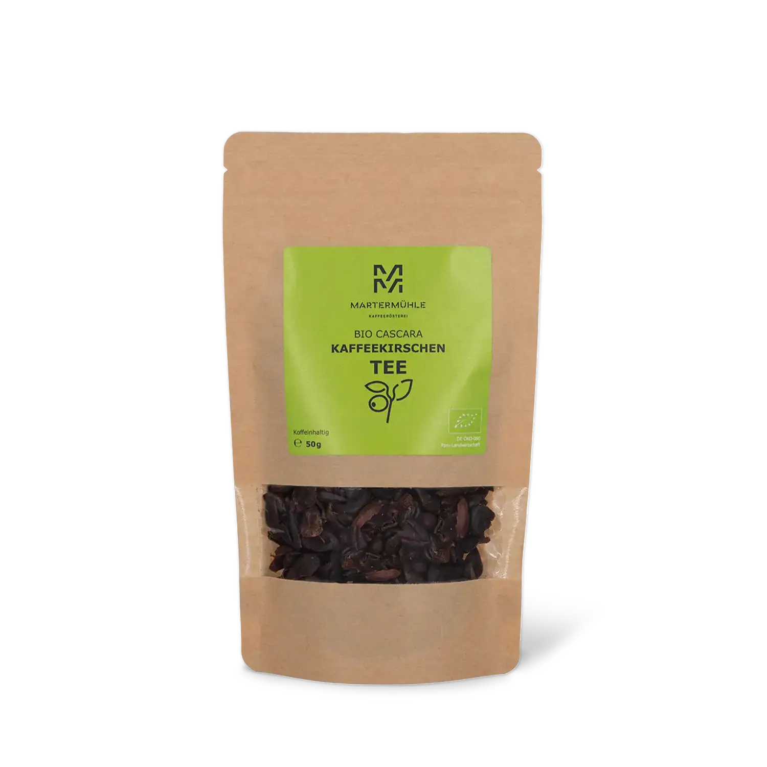 Cascara Kaffeekirschentee ohne Hintergrund.