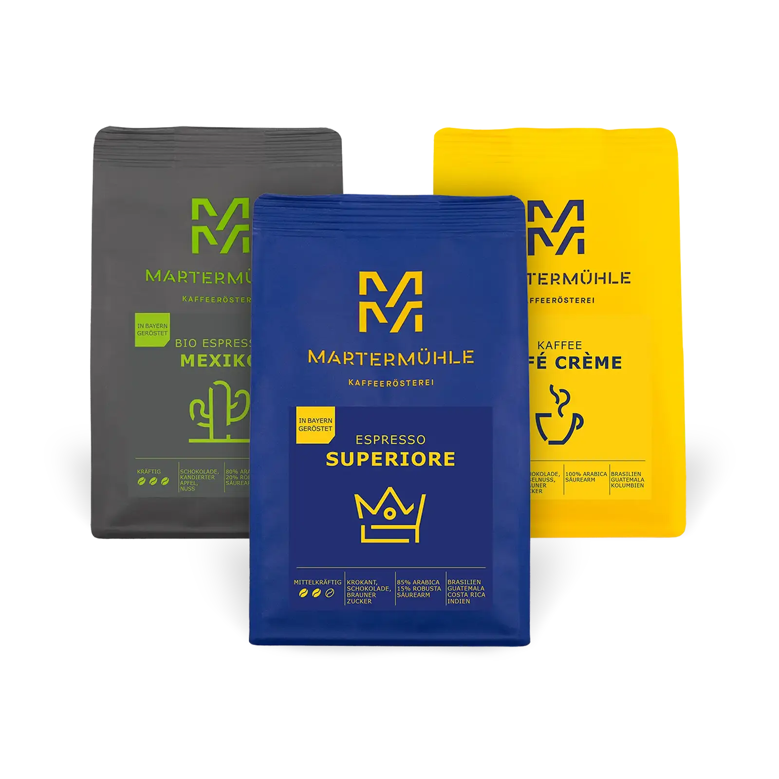 Für den Vollautomaten – 3x250g Kaffee/Espresso