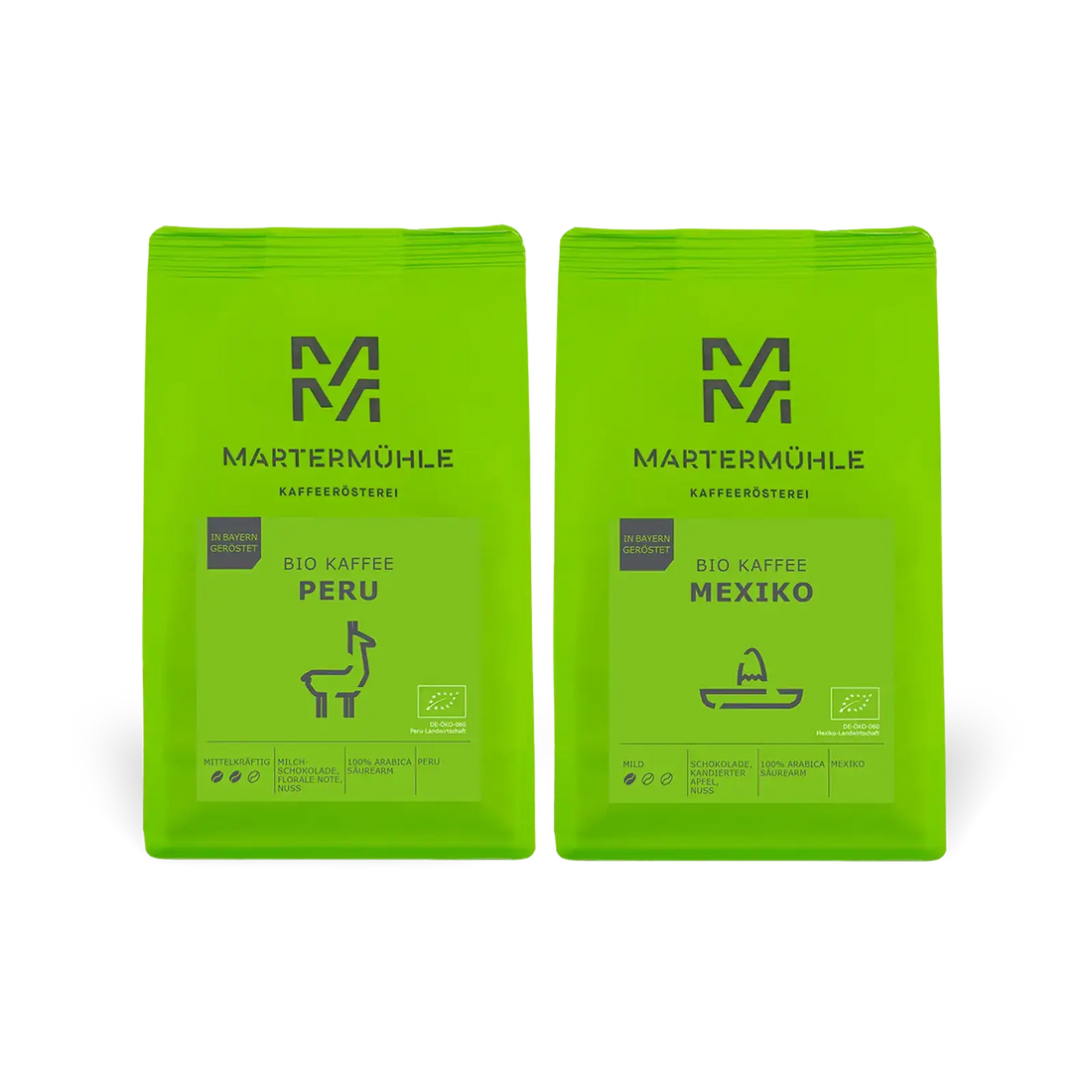 Bio Kaffee Paket Peru &amp; Mexiko | 2x1kg | Aktion