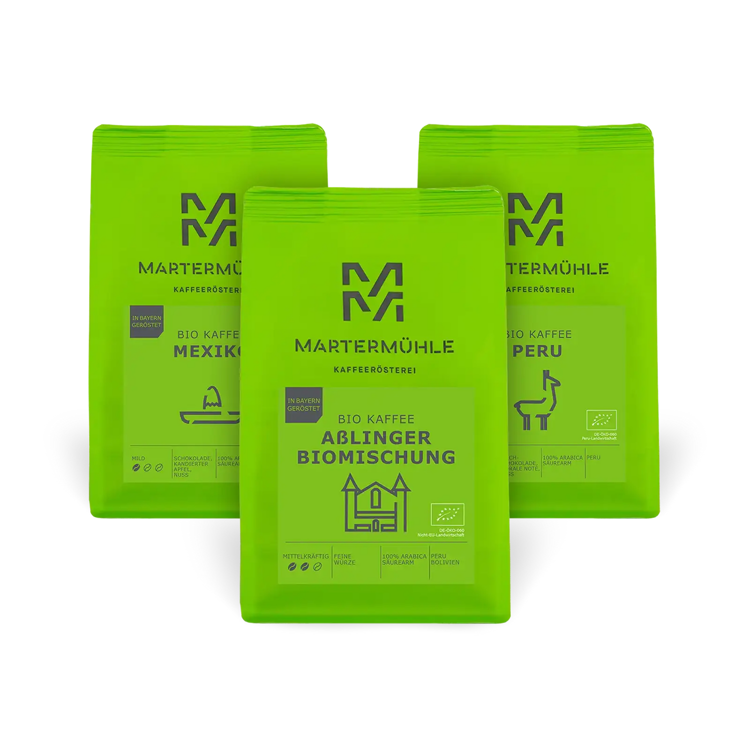 Bio Kaffee Trio | 3x1kg | Aktion