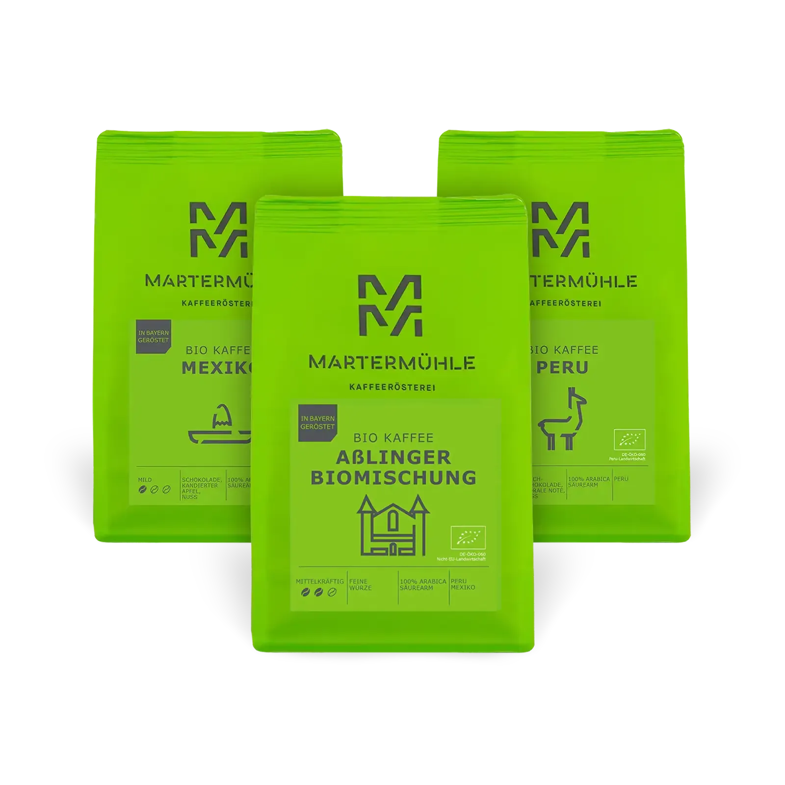 BIO Allrounder - 3x250g Kaffee