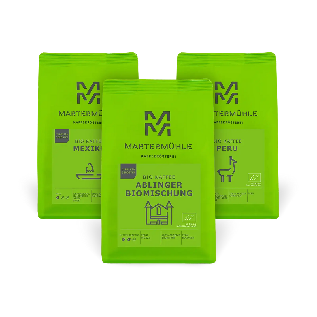 Bio Kaffee Trio | 3x1kg | Aktion