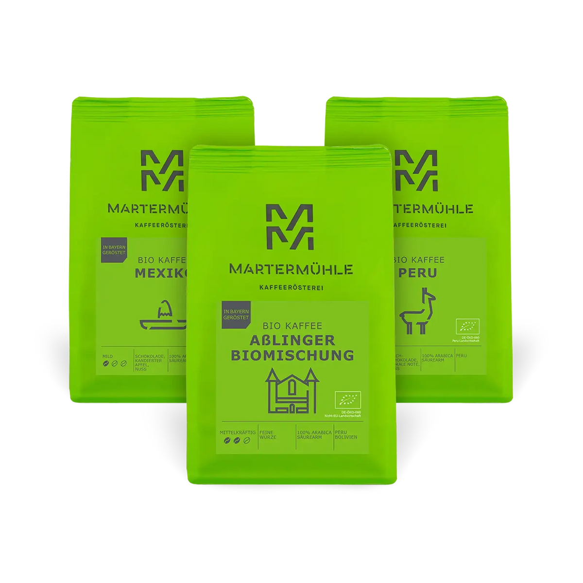 Bio Kaffee Trio | 3x1kg | Aktion