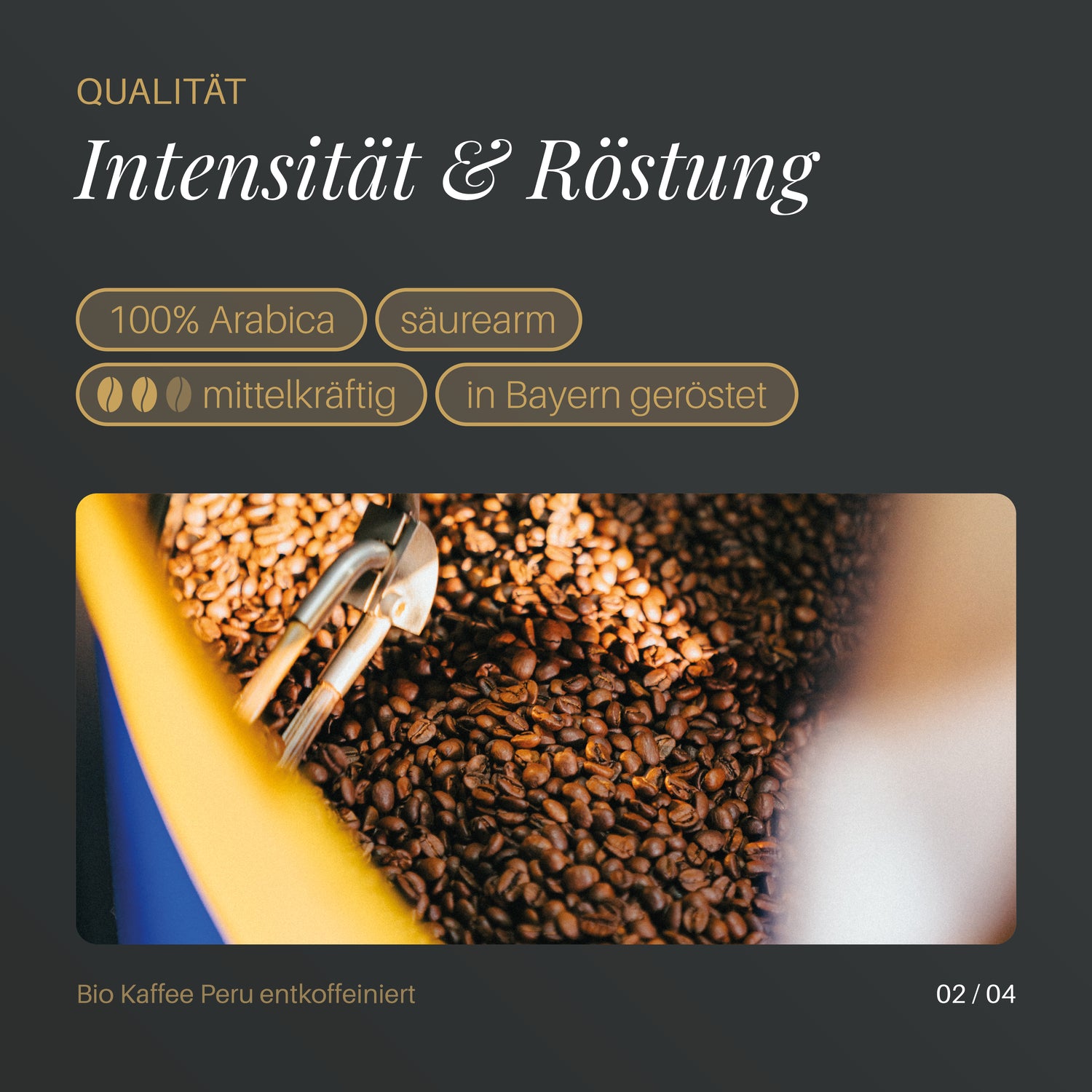 Bio Kaffee Peru entkoffeiniert