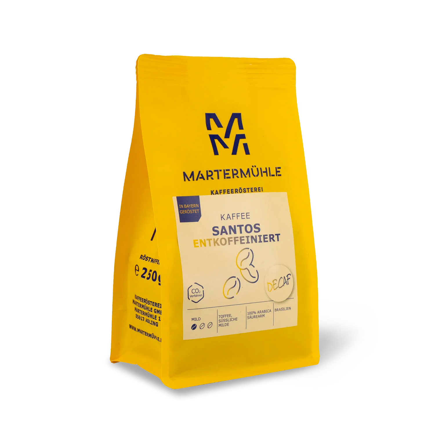 Kaffee Santos entkoffeiniert