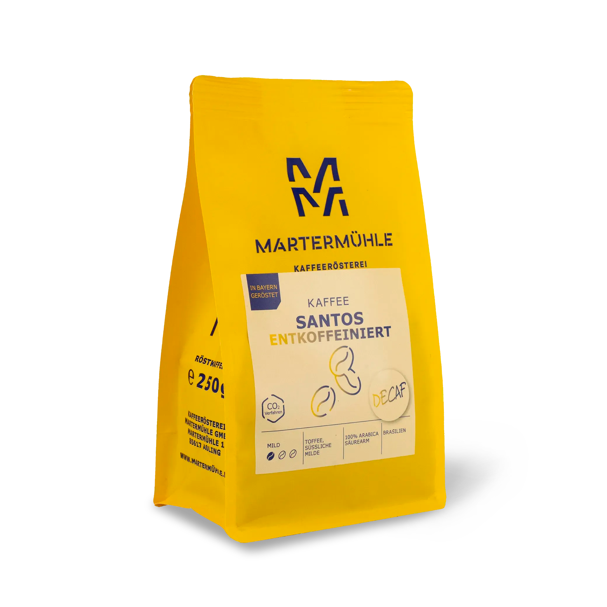 Kaffee Santos entkoffeiniert