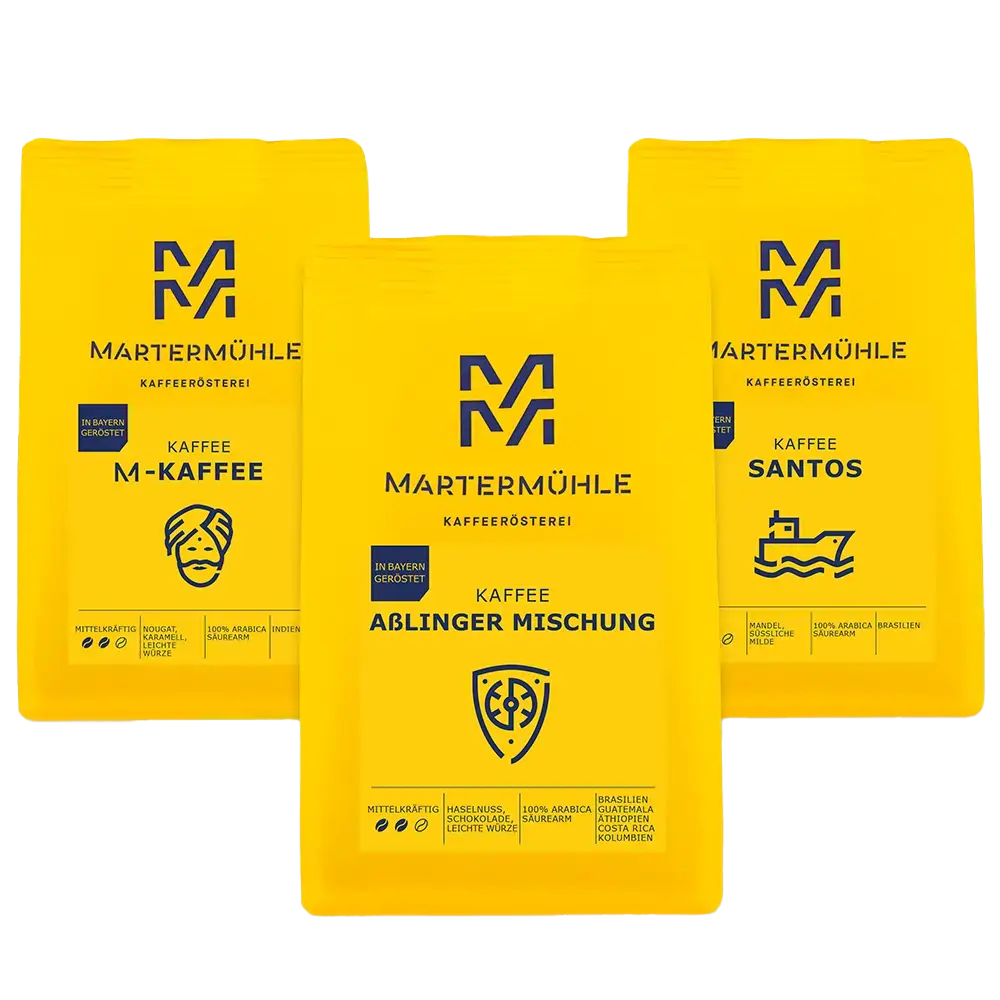 Gastro - 3x1kg Kaffee - gemahlen für Stempelkanne