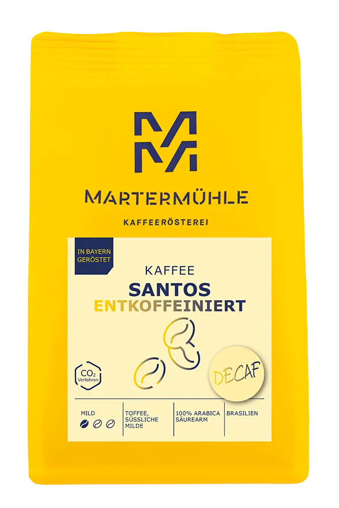 Kaffee Santos entkoffeiniert