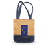Handgenähte Tasche aus einem Kaffeesack mit einer Packung Espresso Superiore auf der Front.